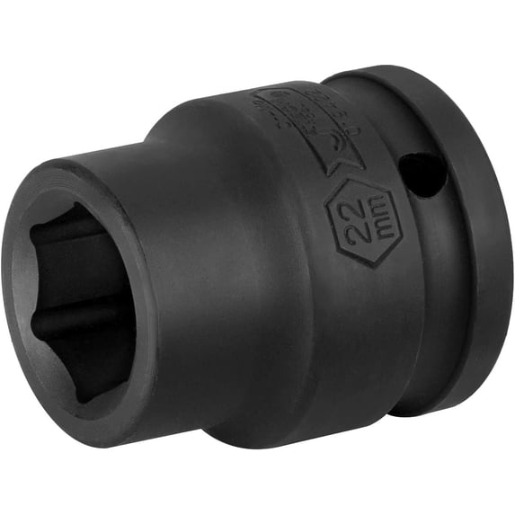 Jetech 3/4 Inch Drive 22mm Standard Impact Socket, Metric