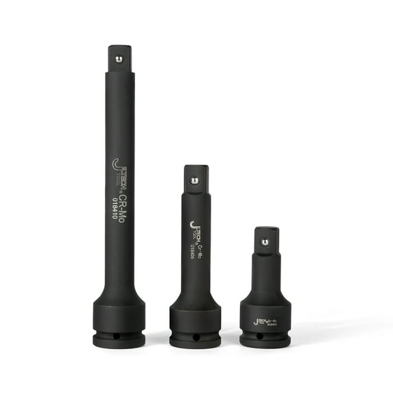 Jetech 3-Piece 3/4" Drive Impact Socket Extension Bar Set