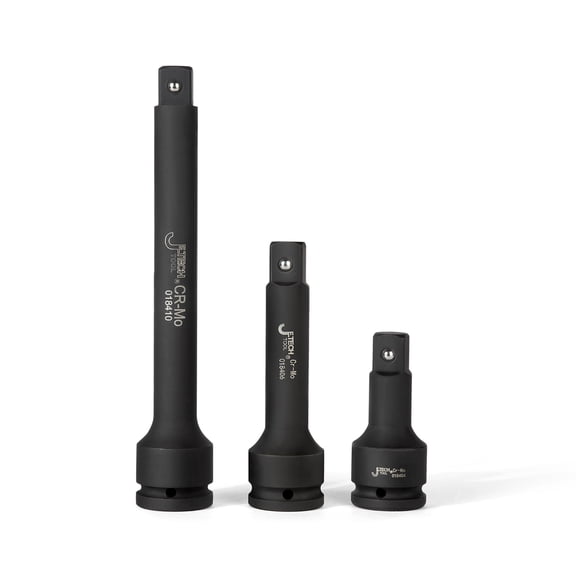 Jetech 3-Piece 3/4" Drive Impact Socket Extension Bar Set
