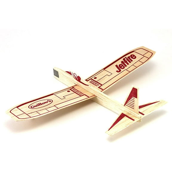 Jetfire Guillow's 48 Plane Retail Display Pack, Balsa Wood Flying Airplanes