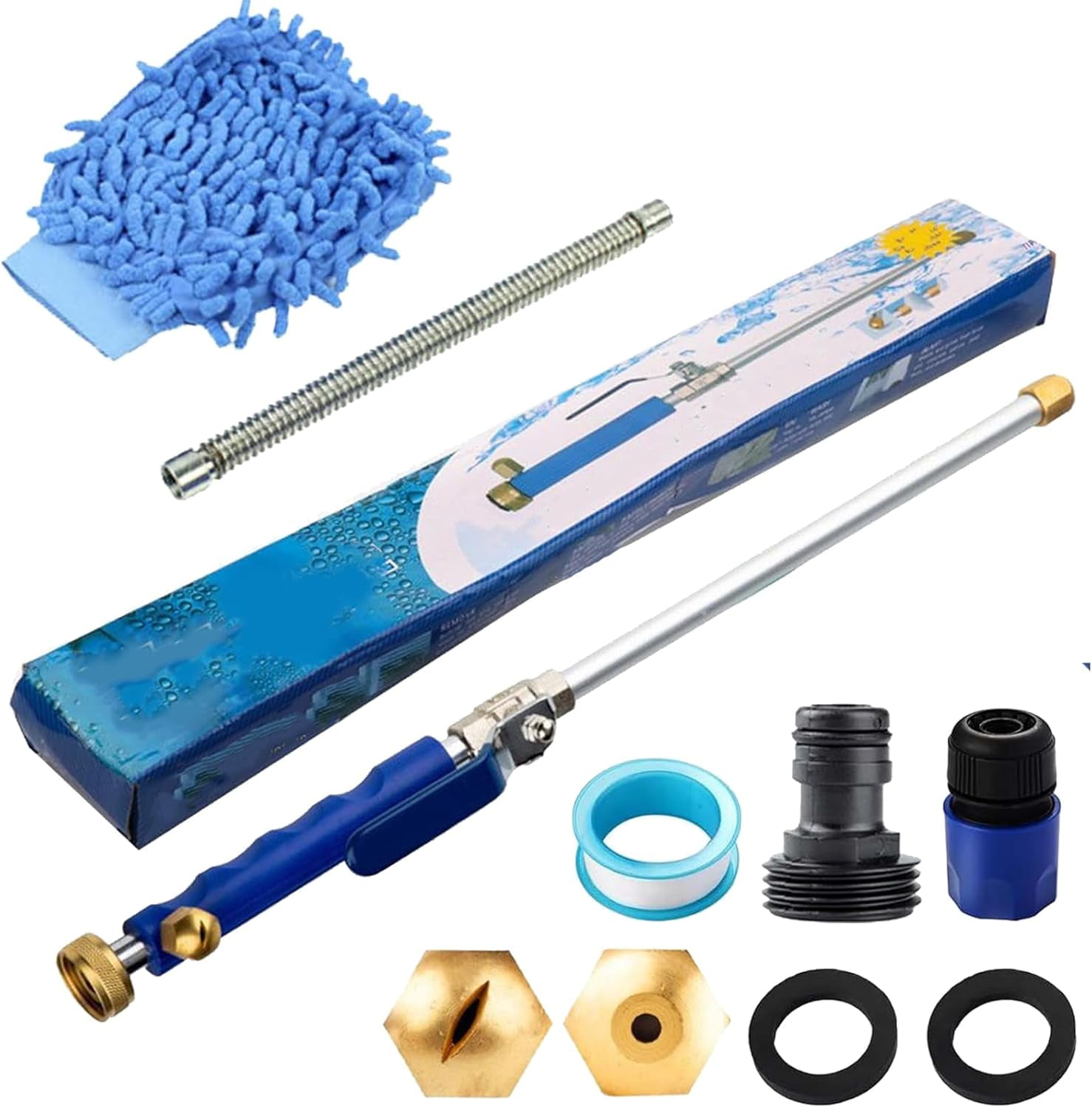 Jetflux Pressure Washer, 2025 Upgraded Jet Nozzle Power Washer for