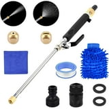 Jetflux Pressure Washer, Upgraded Jet Nozzle Power Washer For Garden Hose, 2 -in-1 High Pressure Wand With 2 Different Nozzles And Quick Connector, Power Washer Hose Attachment (Blue