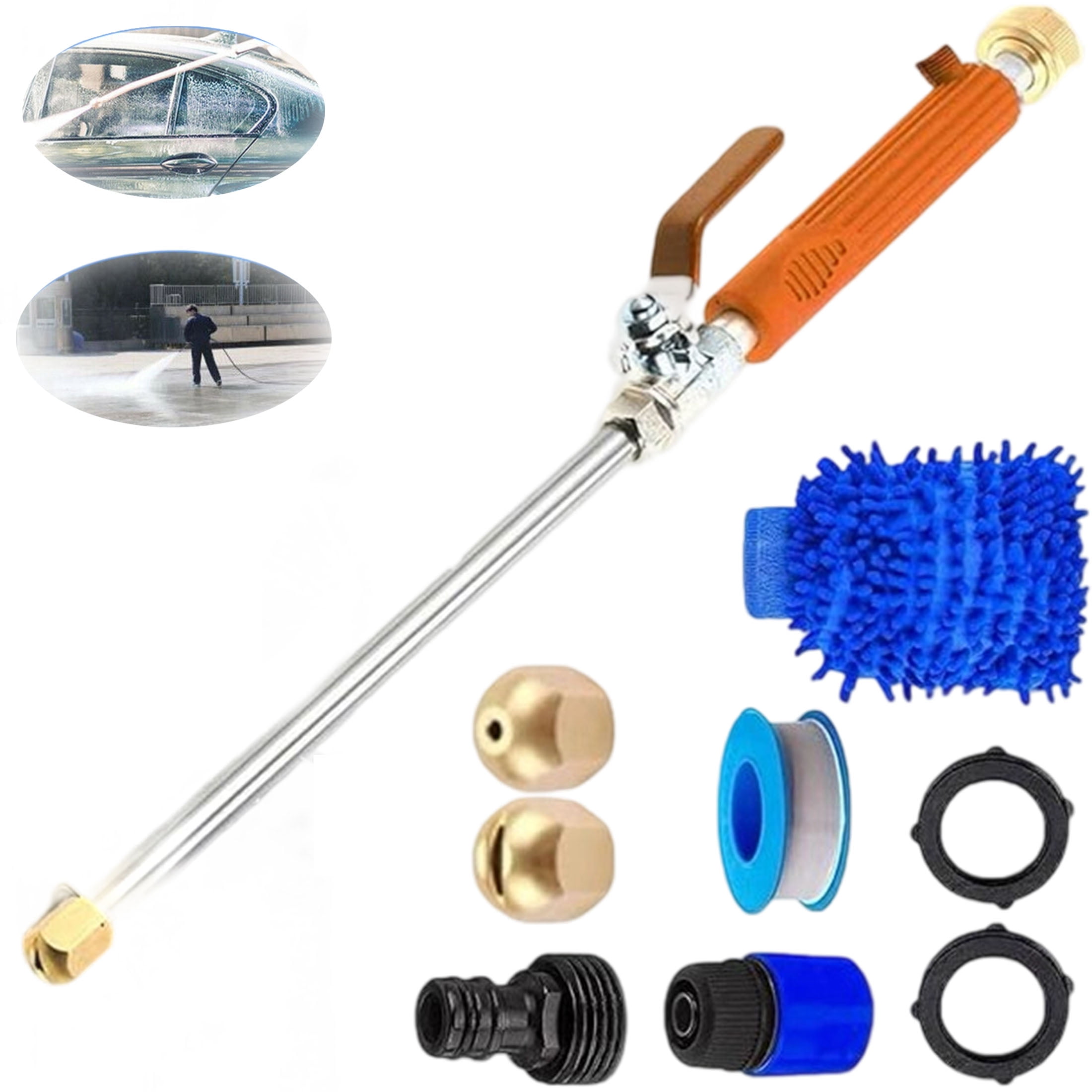 Garden Hose Pressure Washer Jetflux Pessue Washe, Jetflux Powe Washe, Jetflux Nozzle Jet Flux Power Washer Upgraded Jet Nozzle Power Washers Garden Hose Power Washers Hose At/17354063358 Water Tube Weight
