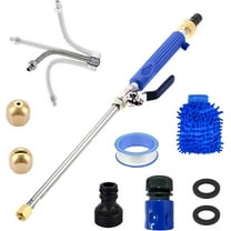 Jethose - Jet Hose Water Pressure - 2-In-1 Pressure Washer Kit, Power Jet Water Hose Sprayer Nozzle High Pressure Washer With Hose Quick Connectors, for Car Washing, Garden Cleaning, Patio(Blue)