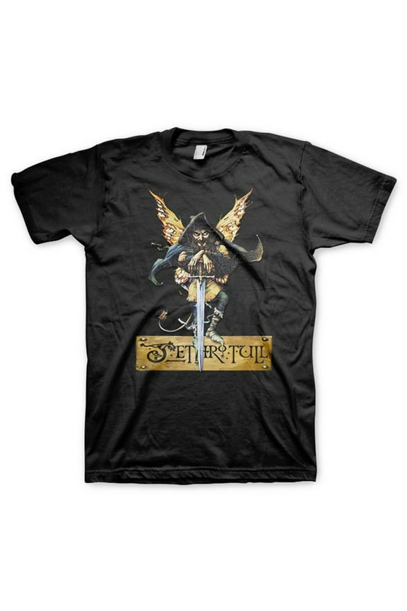 Jethro Tull Men's Broadsword T-Shirt Black X-Large | Officially Licensed