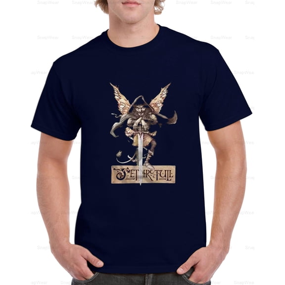 Jethro Tull Rock Concert Tour Merch Vintage Prog Folk Flute Aqualung T-Shirt (1) Unisex, up to 5XL