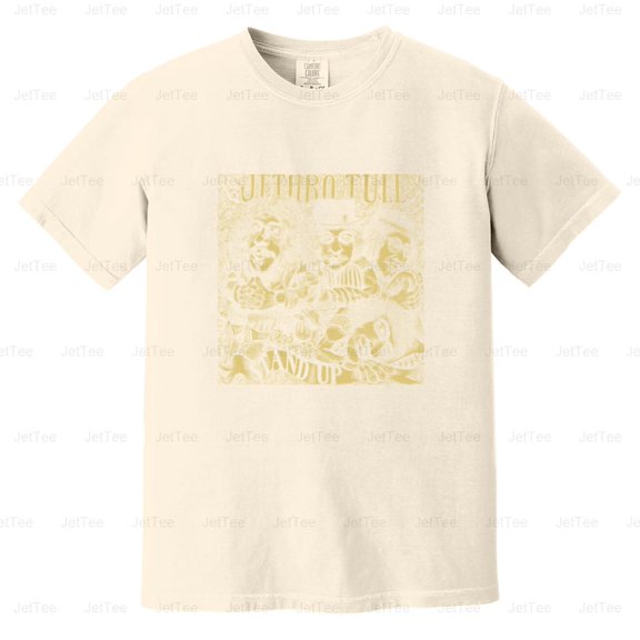 Jethro Tull Stand Up Vintage Retro Music Prog Folk Rock Album Art Comfort Color T-Shirt Unisex, up to 4XL