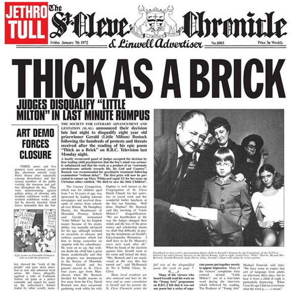 Jethro Tull - Thick As a Brick - Music & Performance - Vinyl