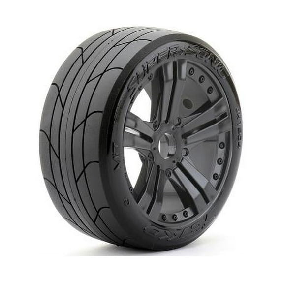 Jetko Tires 1504CBMSGB 1/8 Buggy Super Sonic Tires Mounted On Black Claw Rims Me