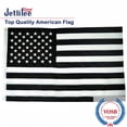 thumbnail image 1 of Jetlifee Black and White American Flag, 3x5 ft America Flag USA Flag 270D Polyester, 1 of 5