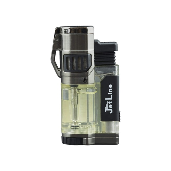 Jetline Diego Triple Flame Pocket Lighter w/ Punch Cutter