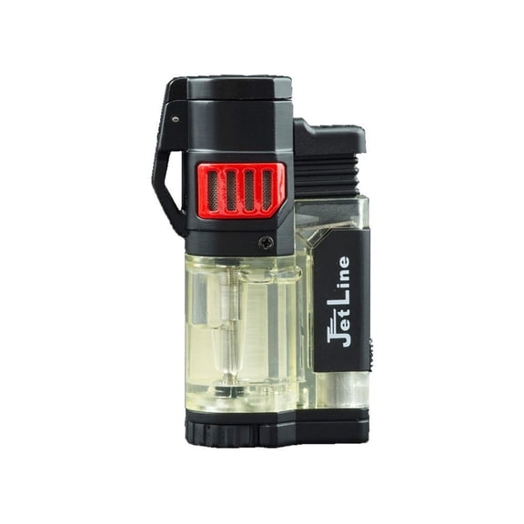 Jetline Diego Triple Flame Pocket Lighter w/ Punch Cutter