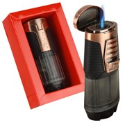 Jetline Rubanno Single Flame Lighter W/ Rest- Copper