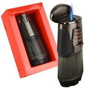 Jetline Rubanno Single Flame Lighter W/ Rest- Gunmetal