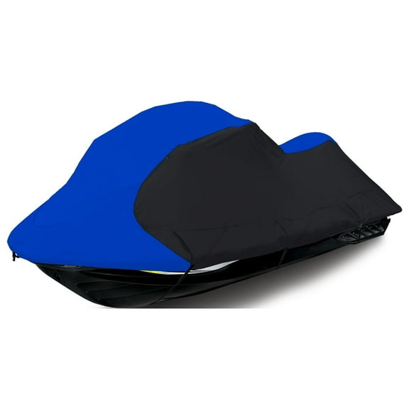 Jetpro Blue/Black Jetski Cover Polaris Sea Doo Yamaha Kawasaki PWC Jet Ski Cover Fits from 116”-125” Blue