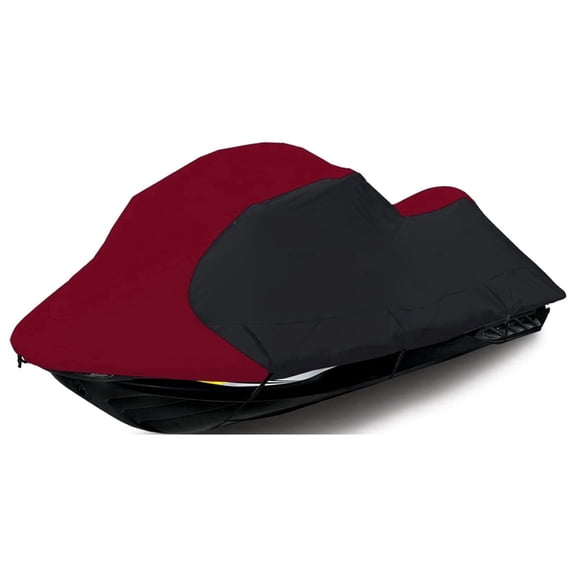 Jetpro Red/Black Jetski Cover Polaris Sea Doo Yamaha Kawasaki Tiger Shark Honda Jet Ski Cover Fits From 126”-135”(3 Seater)…