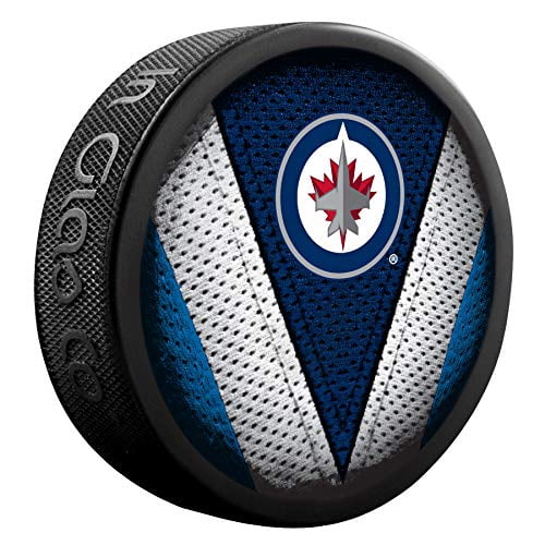 Puck Designa Jets Officially Licensed Stitch Design Hockey Puck - Walmart.com