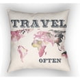 thumbnail image 1 of Surya JT009-2222 22 x 22 x 5 in. Jetset Medallions & Damask Square Throw Pillow, Multi Color, 1 of 1