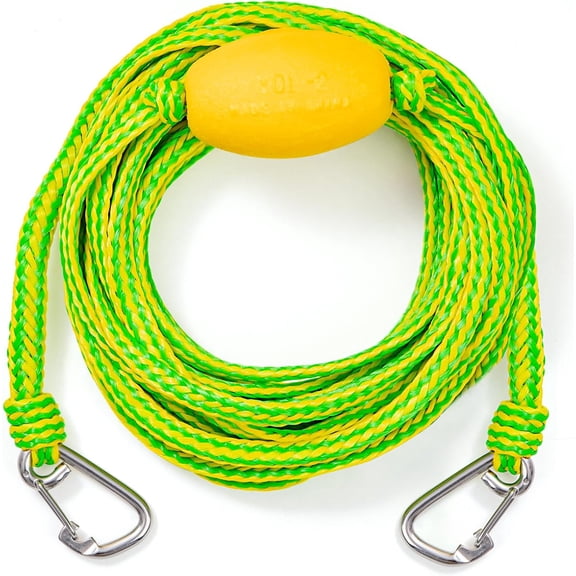 Jetski Tow Rope and Anchor Line 40FT Floating Towing Rope for Jet Ski Rescue, PWC Recovery, and Anchor Lines for Bass Boats, Jon Boat, PWC, Seadoo 2200 lbs Break Strength