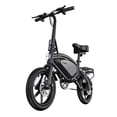 thumbnail image 1 of Jetson Axle X Portable Folding Electric Bike With Pneumatic 12 in Tires, Black, 1 of 8