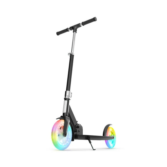 Jetson Galaxy Big-Wheel Light-Up Kick Scooter, Black