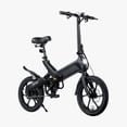 thumbnail image 1 of Jetson Haze Foldable Electric Bike with Twist Throttle, Pedal Assist and 16" Tires, Black, 1 of 8