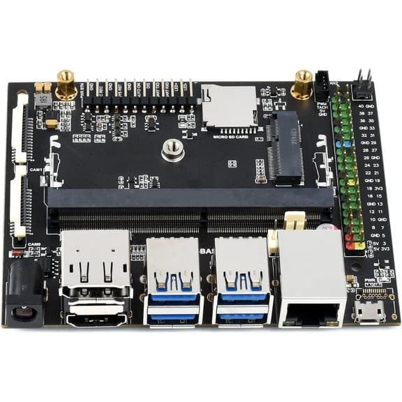 Jetson-IO-Base-A Carrier Board Jetson Nano Development/Expansion Kit Alternative Solution of B01 Kit Compatible with Both Jetson Nano and Jetson Xavier NX Only Carrier Board