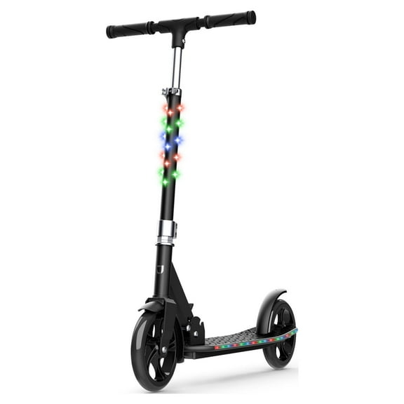 Jetson Jupiter Jumbo 2-Wheel Kick Scooter, Black, Ages 8+