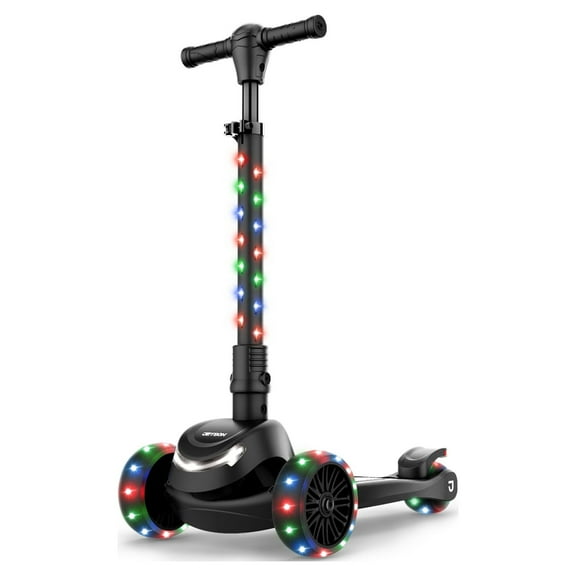 Jetson Jupiter Mini Kids' 3-Wheel Kick Scooter Black, Kids Ages 3+