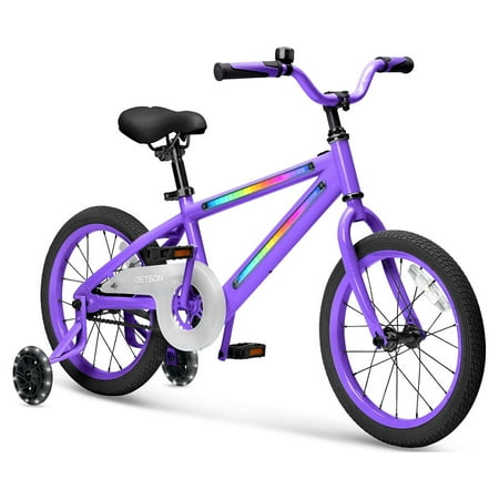 Jetson Light Rider 16, Kids’ Light-up Bicycle, Children Ages 3+, Purple