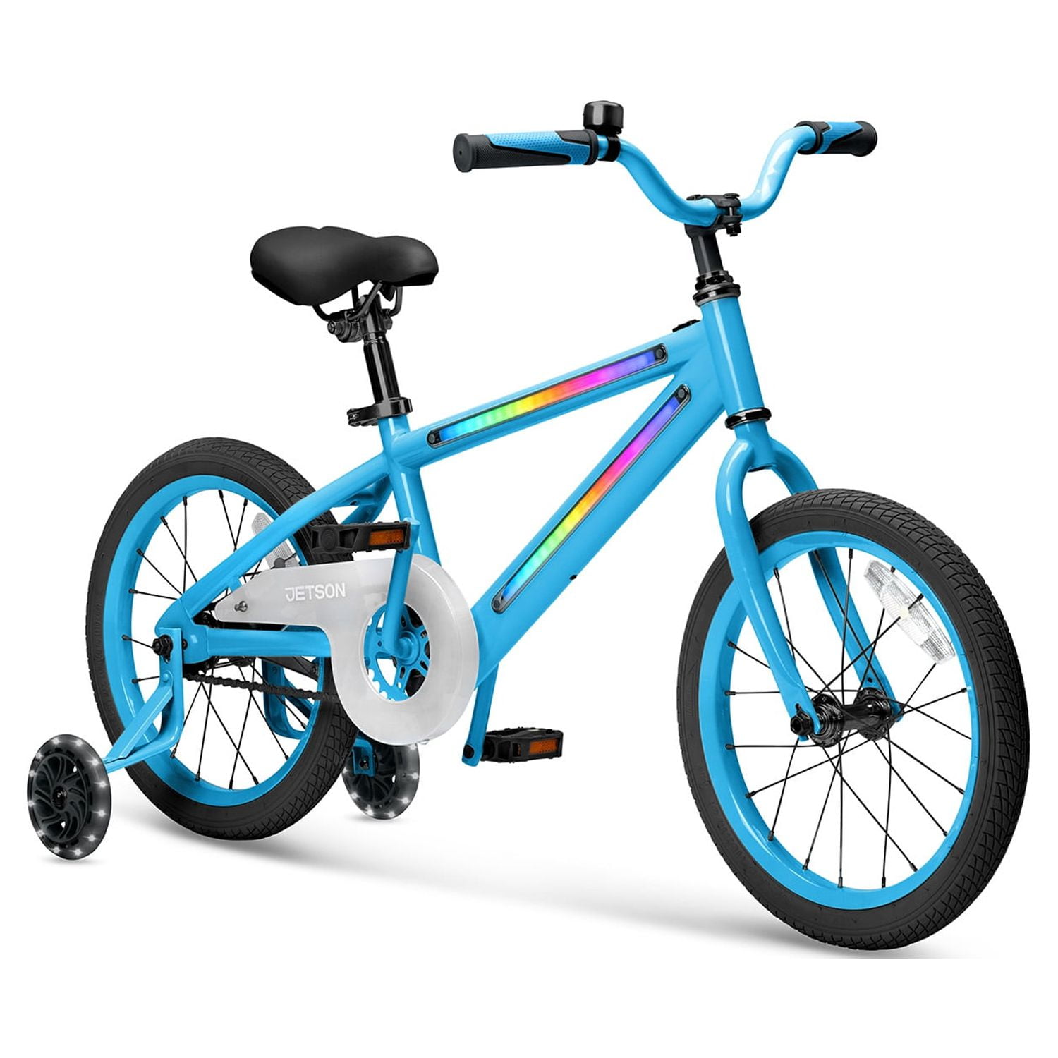 Jetson Light Rider M 16 Wheels Kids Light up Unisex Bike Ages 3 Includes Light up Frame and Light up Training Wheels Three Different Light