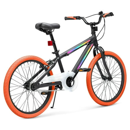 Jetson Light Rider X 20” Wheels Kids’ Light-up Unisex Bike, Ages 5 – 9, Includes Light-Up Frame, Three Different Light Modes, Easily Adjustable Handlebar and Seat height, Handbrake