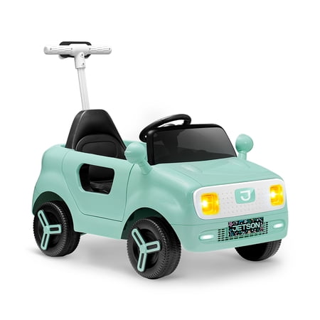 Jetson Mako Electric Motor Assist Ride-On Push Car - Green