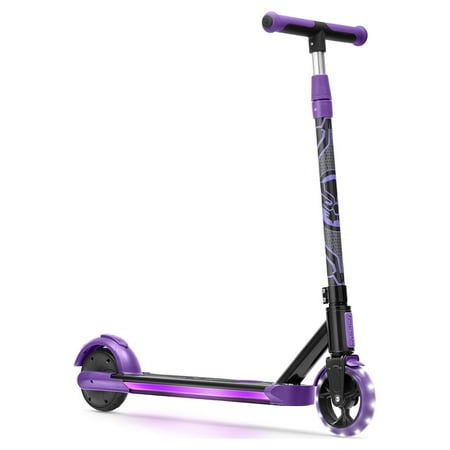 Jetson Marvel Black Panther Kids' Electric Scooter | Weight Limit up to 132 lb, Ages 8+ | 5.3” Wheels | 60-Watt Motor |Light-Up deck | Top Speed of 7 MPH | Range of 4 Miles | Rear Foot Brake | 4 Hour