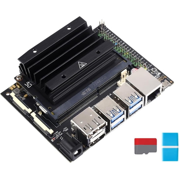 Jetson Nano Development/Expansion Kit, 16GB eMMC, Alternative Solution of B01 Kit Compatible with Both Jetson Nano and Jetson Xavier NX Optional Jetson Nano Core Module