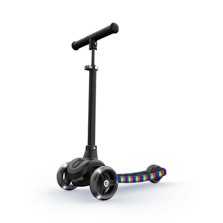 Jetson Orbit Trio 3-Wheel Light-Up Kick Scooter, Black
