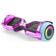 Jetson Rave Hoverboard, Pink, Bluetooth Speaker, Customizable LED Light-up Wheels, 12+