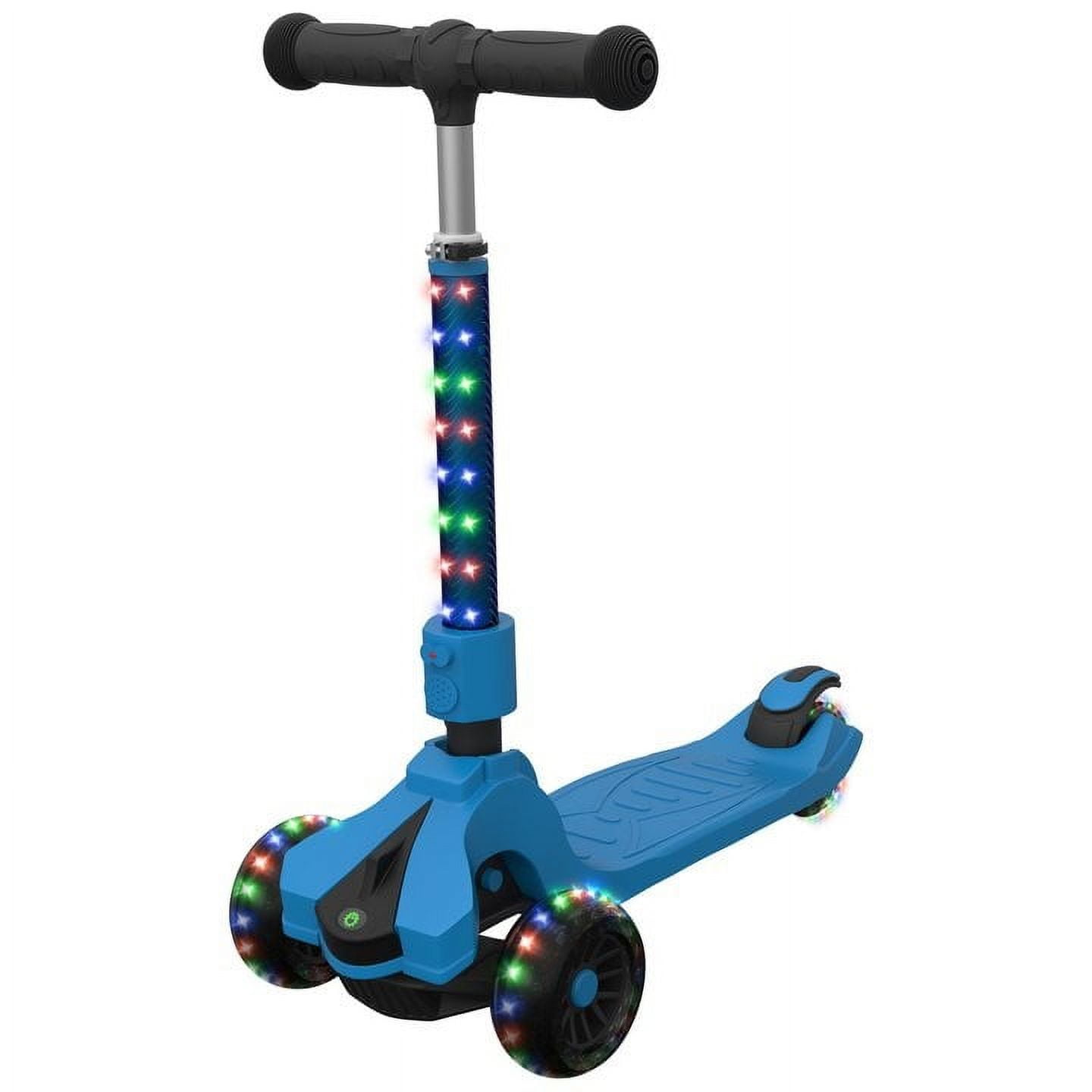 Jetson Saturn Folding 3-Wheel Kick Scooter - LED Lights - Walmart.com
