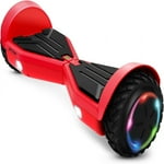 Jetson Spin All Terrain Hoverboard with LED Lights, Self-Balancing Hoverboard with Active Balance Technology, Range of Up to 7 Miles, Ages 13+, Red, JAERO-RED