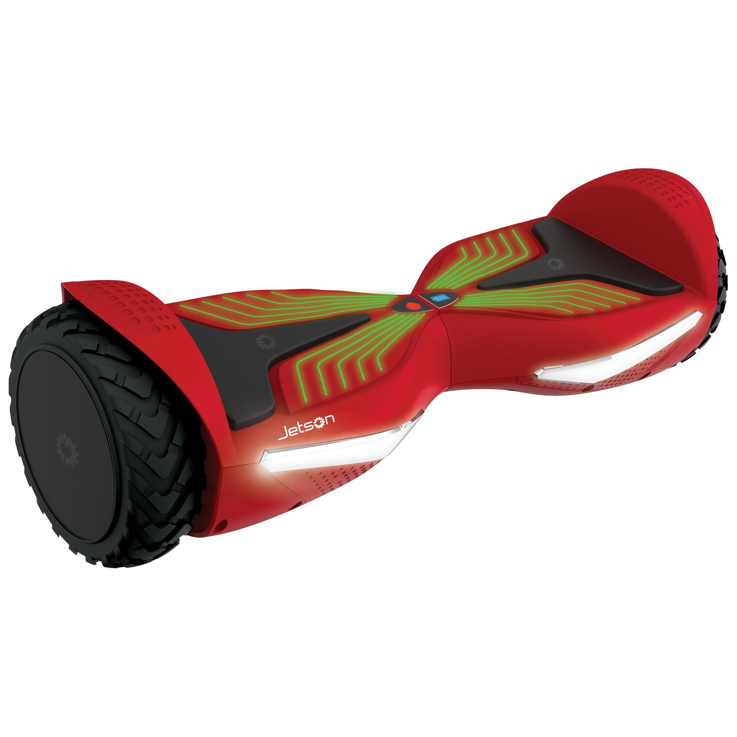 Jetson V12 AllTerrain Hoverboard with LED Lights, Red