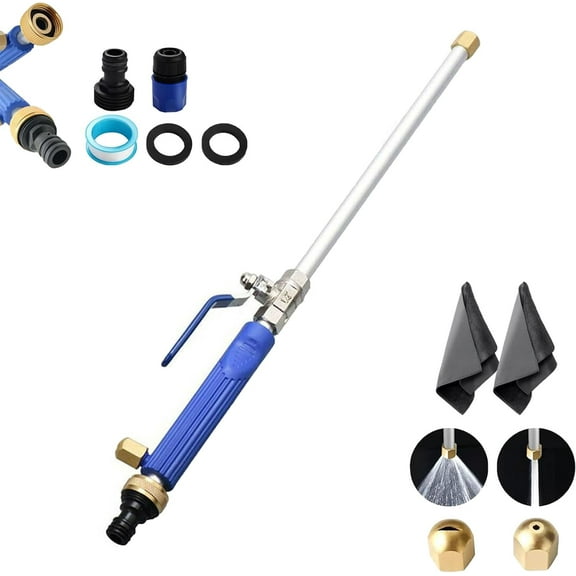 Jetsono High Pressure Washer,jet sono power washer, 2-in-1 High Pressure Power Washer, High Pressure Hose Nozzle with 2 Jet Different Nozzle and Hose Quick Connectors