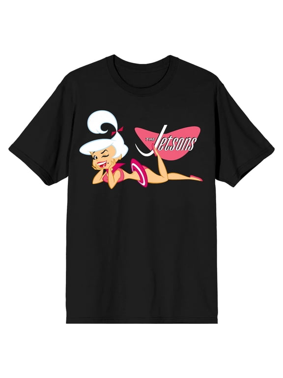 Jetsons Judy Jetson Pose Men's Black T-shirt-Medium