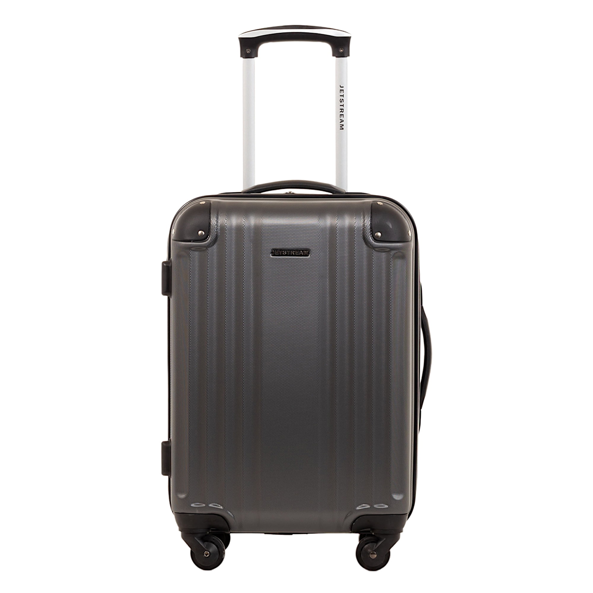 Jetstream 20-inch Hardside Rolling Spinner Carry-on Luggage, Charcoal ...