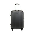thumbnail image 1 of Jetstream 24-inch Hardside Spinner Upright Checked Luggage, Durable ABS/PC Material, Charcoal, 1 of 16