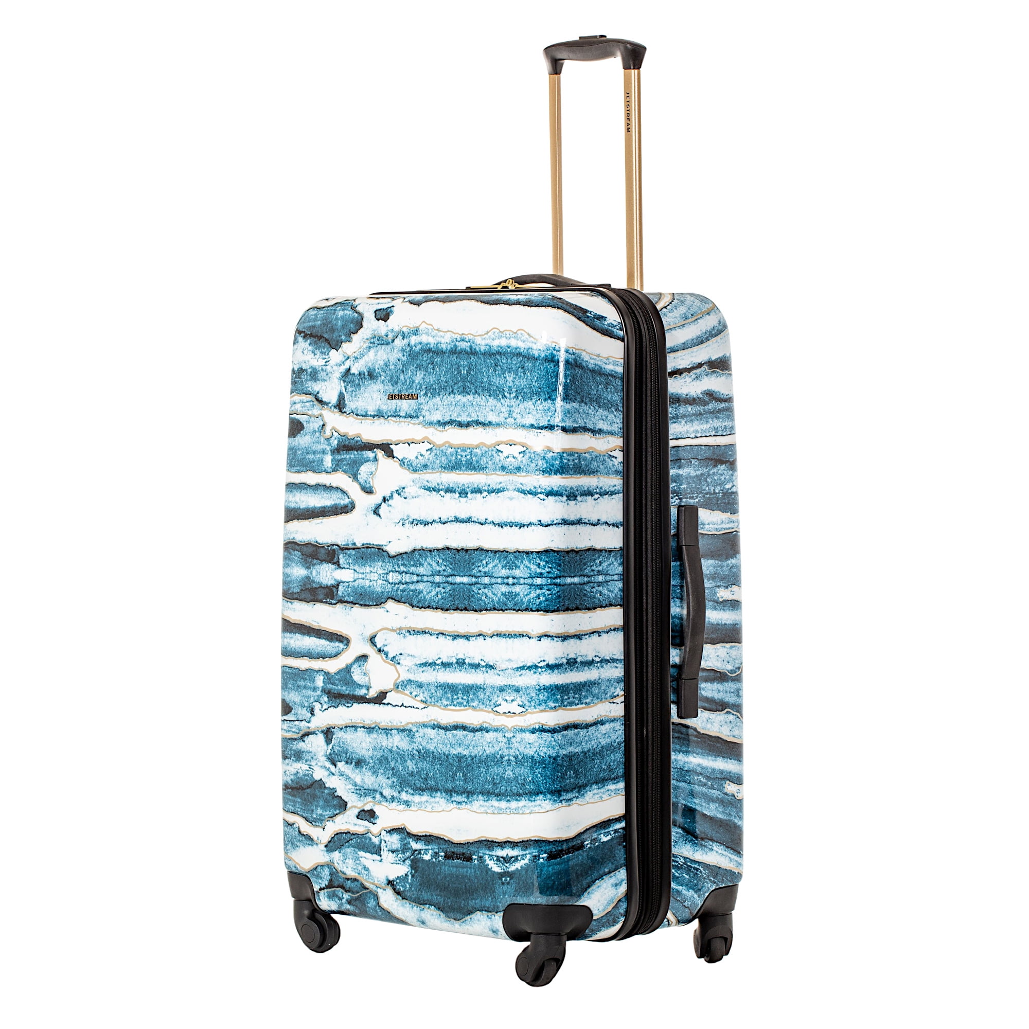 Marble carry top on luggage