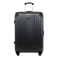 Jetstream 28inch Hardside Rolling Spinner Checked Luggage, Charcoal