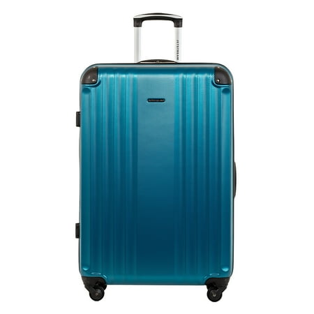 Jetstream 28-inch Hardside Rolling Spinner Checked Luggage, Teal