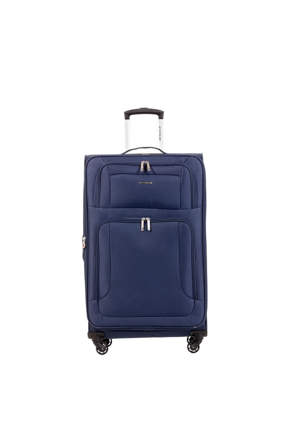 Softside Large Checked Luggage, Lightweight Rolling Travel Suitcase with Spinner Wheels