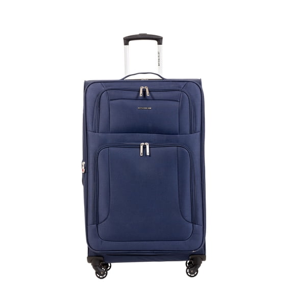 Jetstream Softside Large Checked Luggage, Lightweight Rolling Travel Suitcase with Spinner Wheels