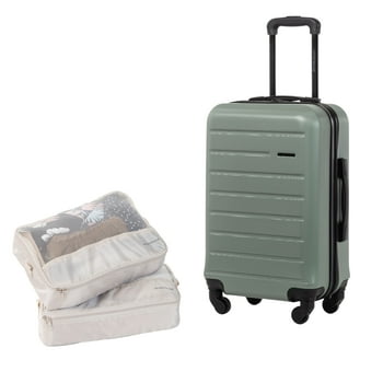 Jetstream 3 Pieces Carry-On Luggage Set for Airplane: Carry On Rolling Suitcase & 2 packing cubes.